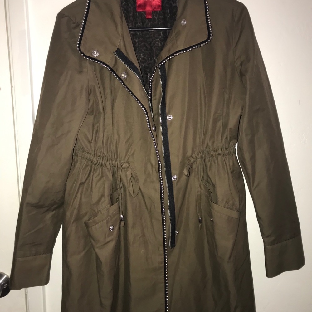 Jennifer Lopez Olive green Trench Coat